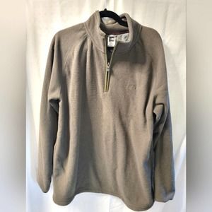 NWOT The North Face textured fleece quarter zip pullover